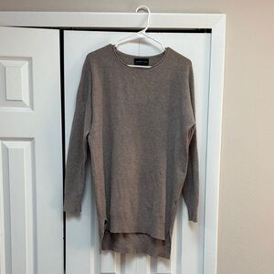 Alexander and David Brown Drop Sleeve Tunic